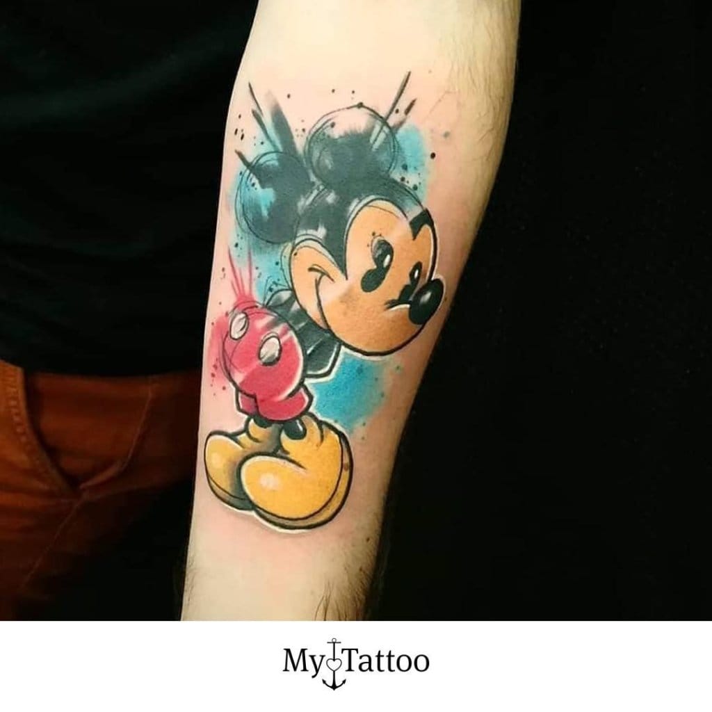 mickey mouse tattoo