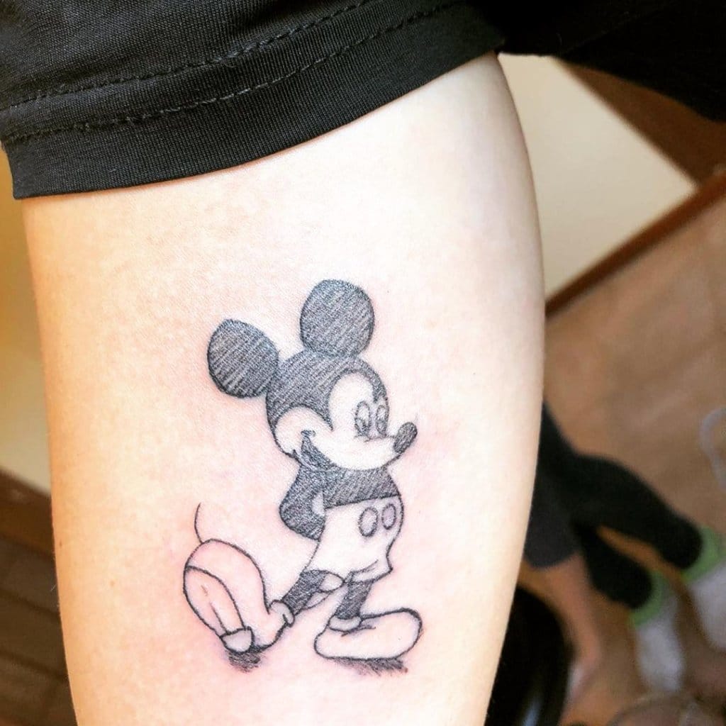 mickey mouse tattoo