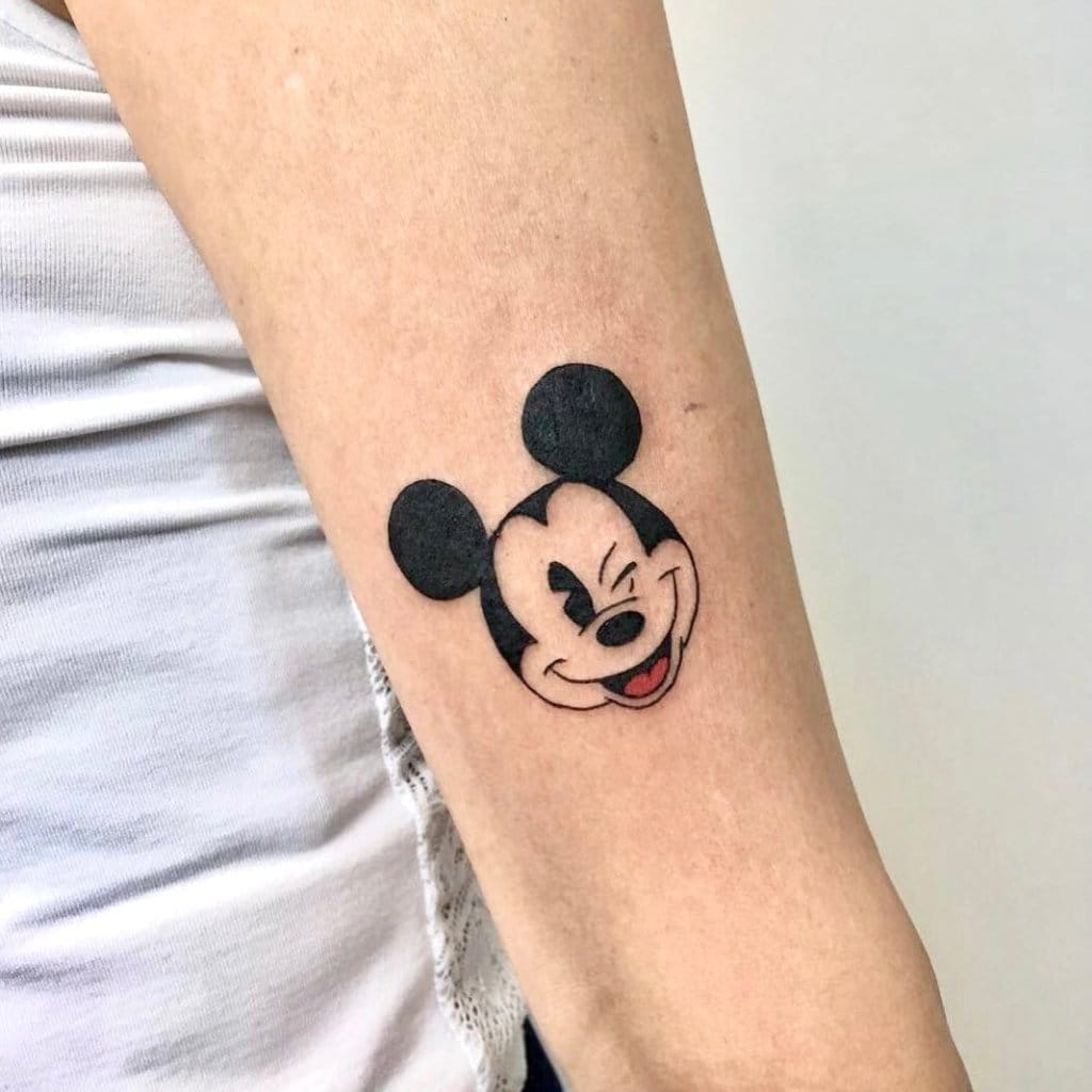 mickey mouse tattoo