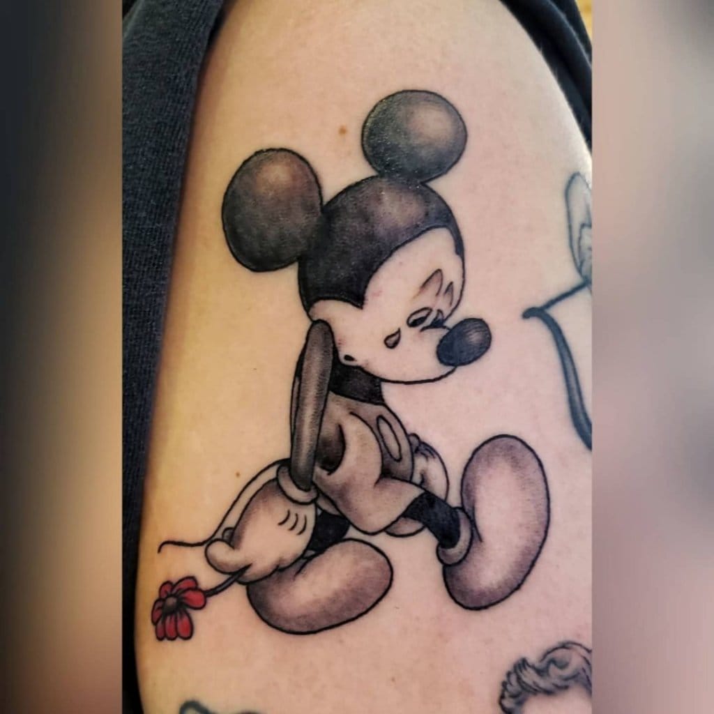 mickey mouse tattoo