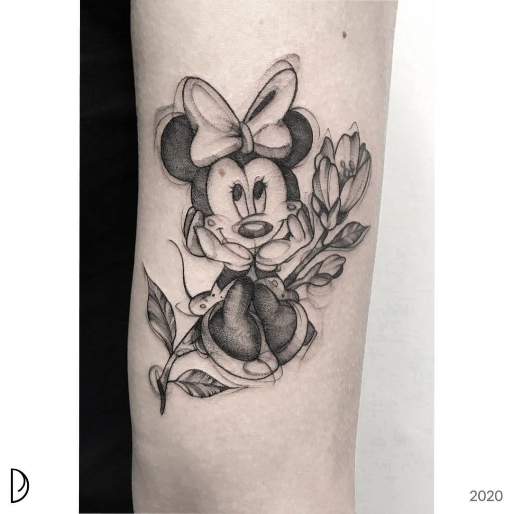 mickey mouse tattoo