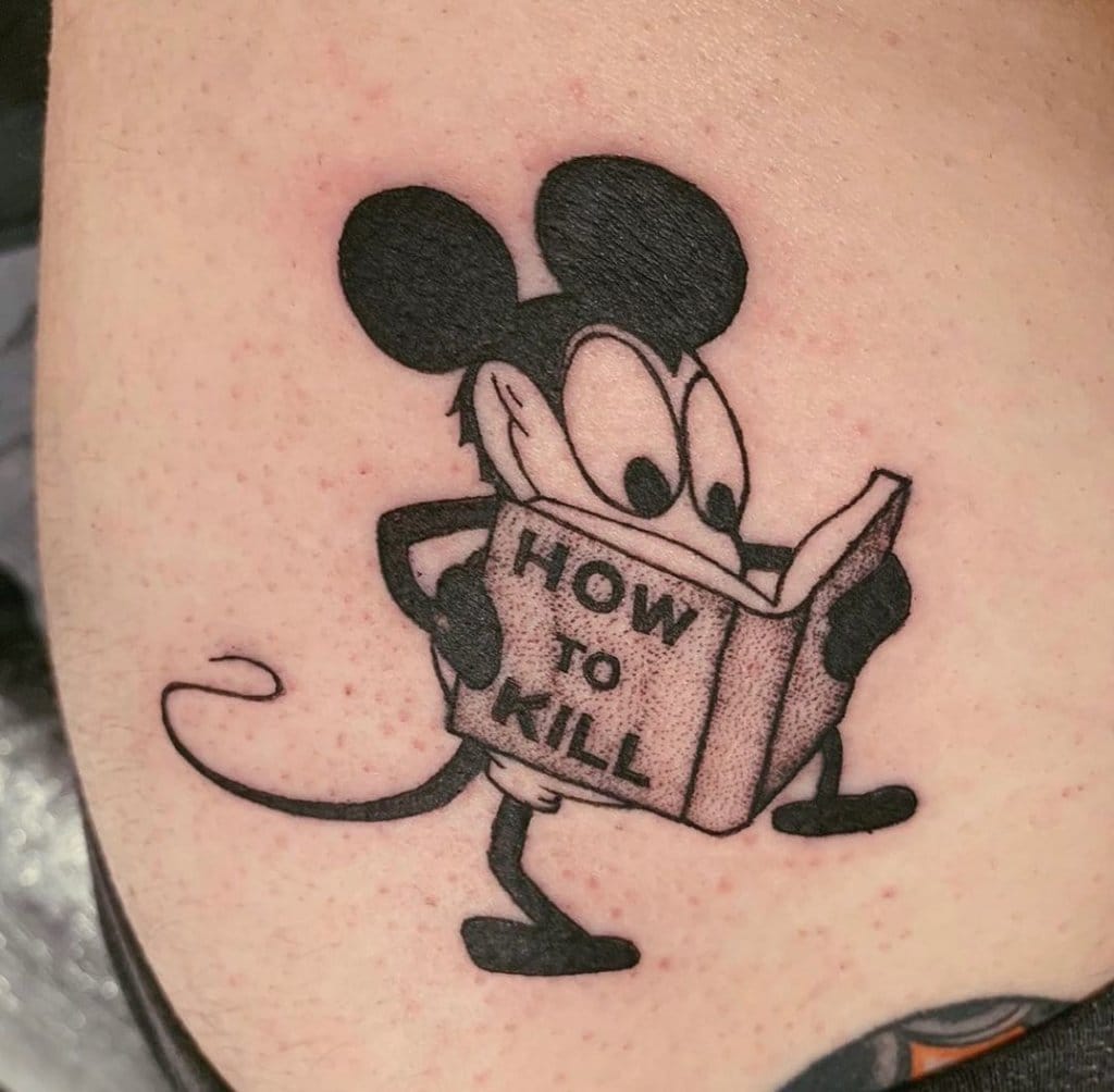 mickey mouse tattoo