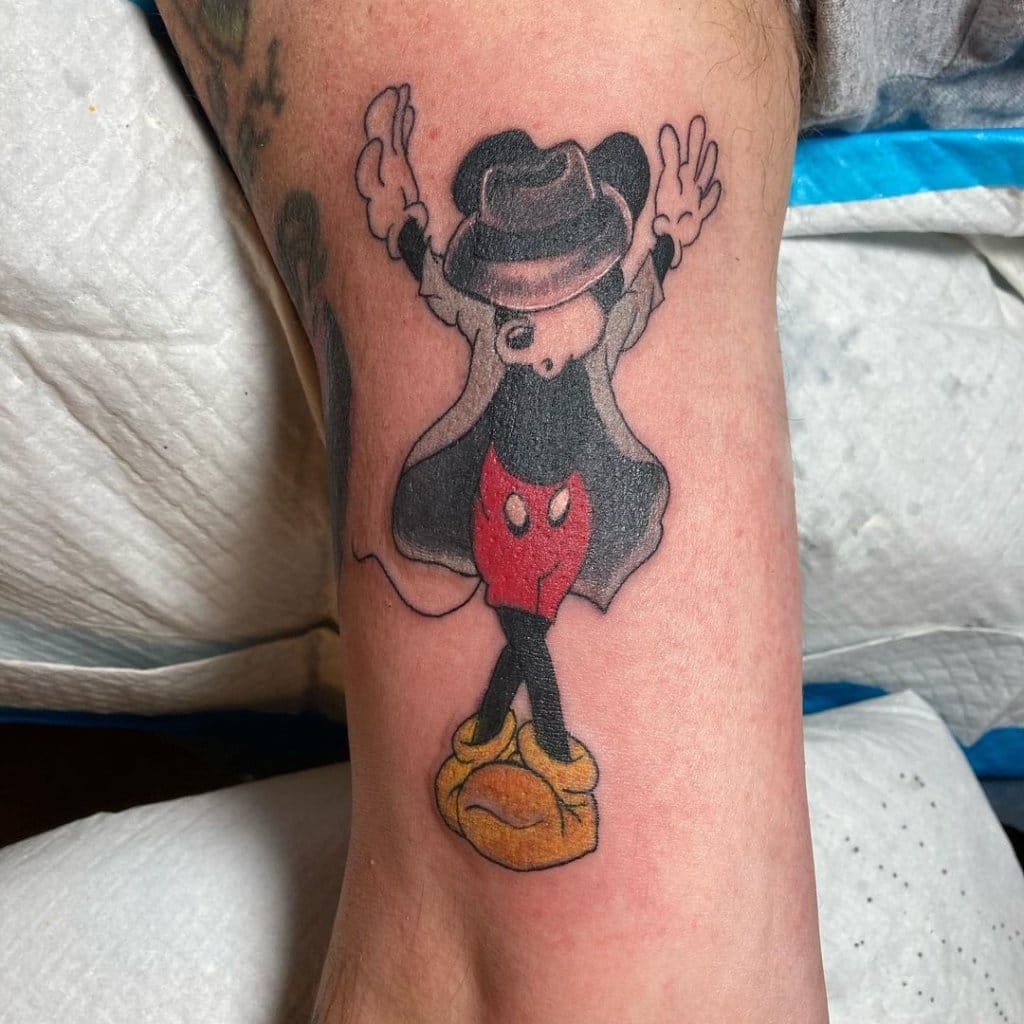 mickey mouse tattoo