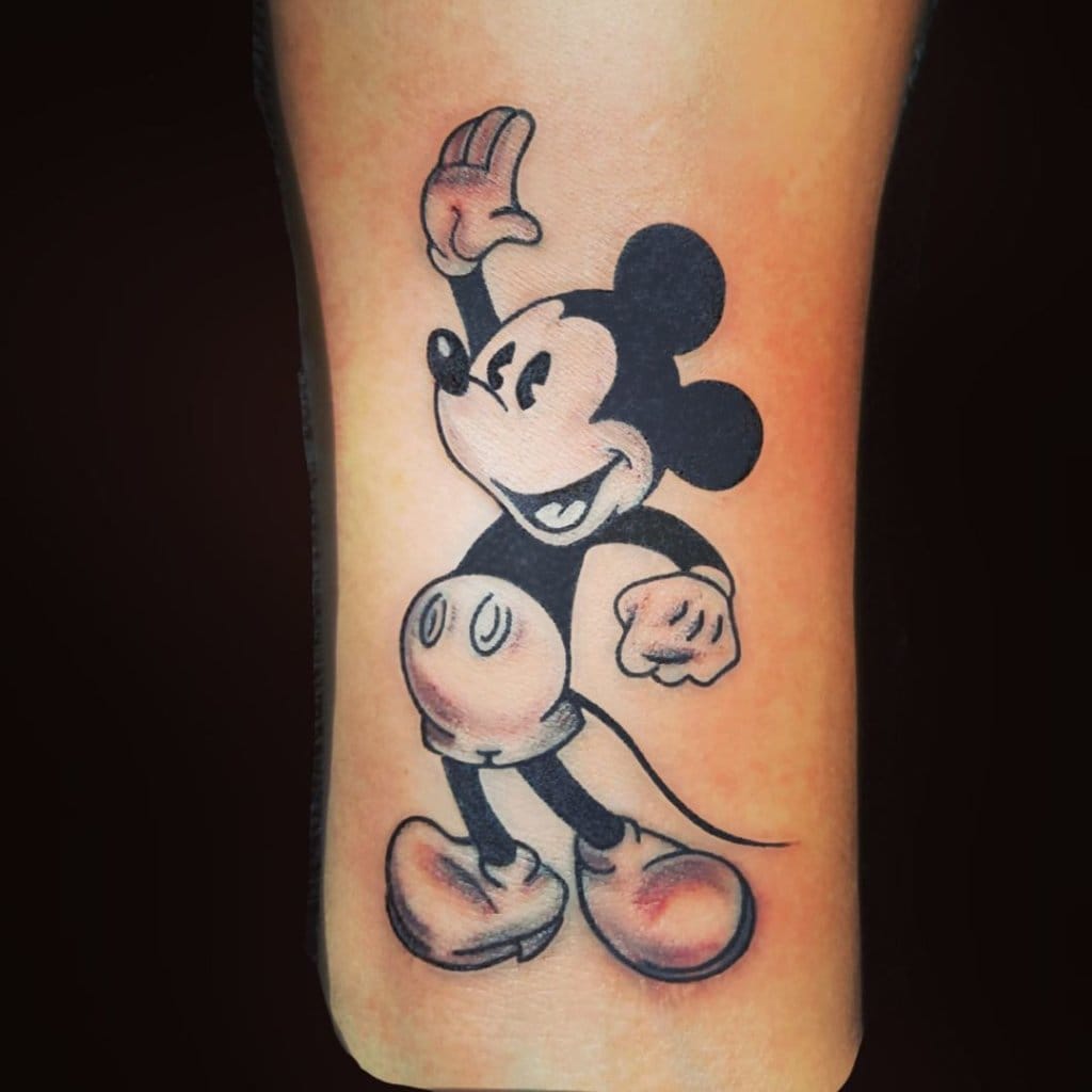 mickey mouse tattoo