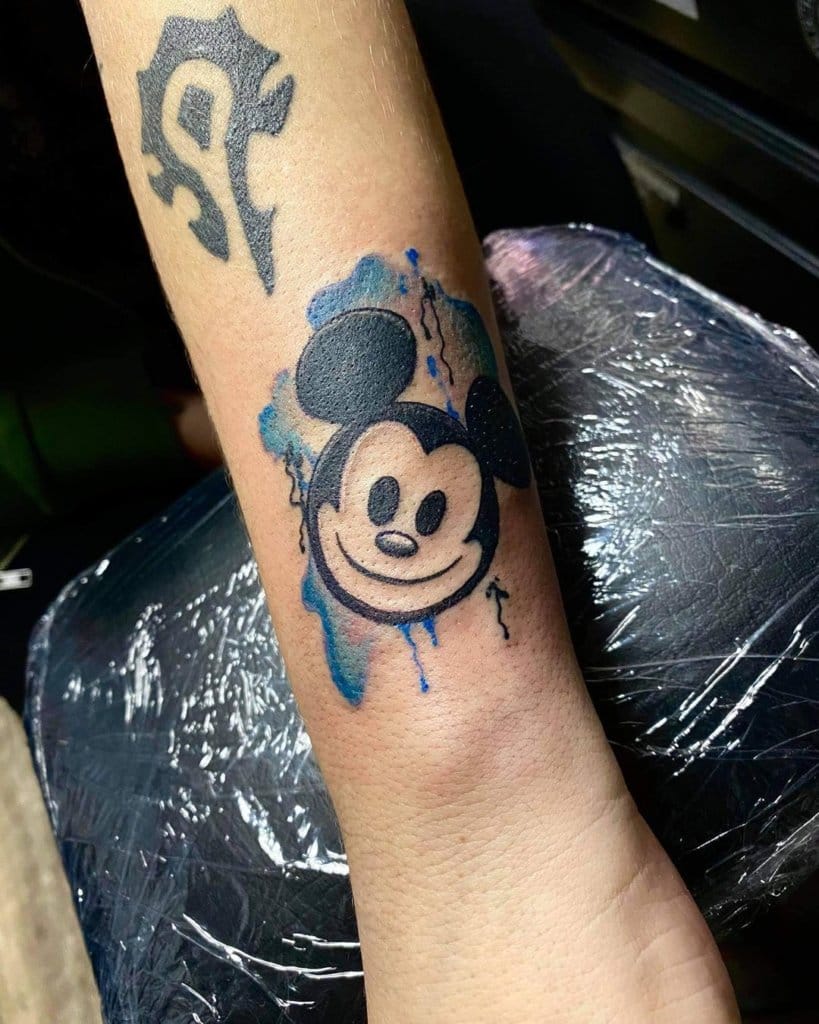 mickey mouse tattoo