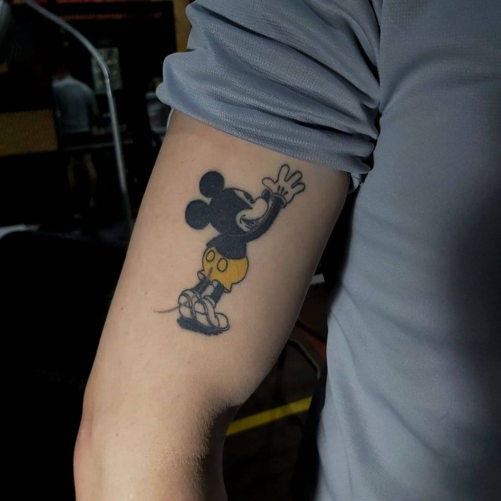 mickey mouse tattoo