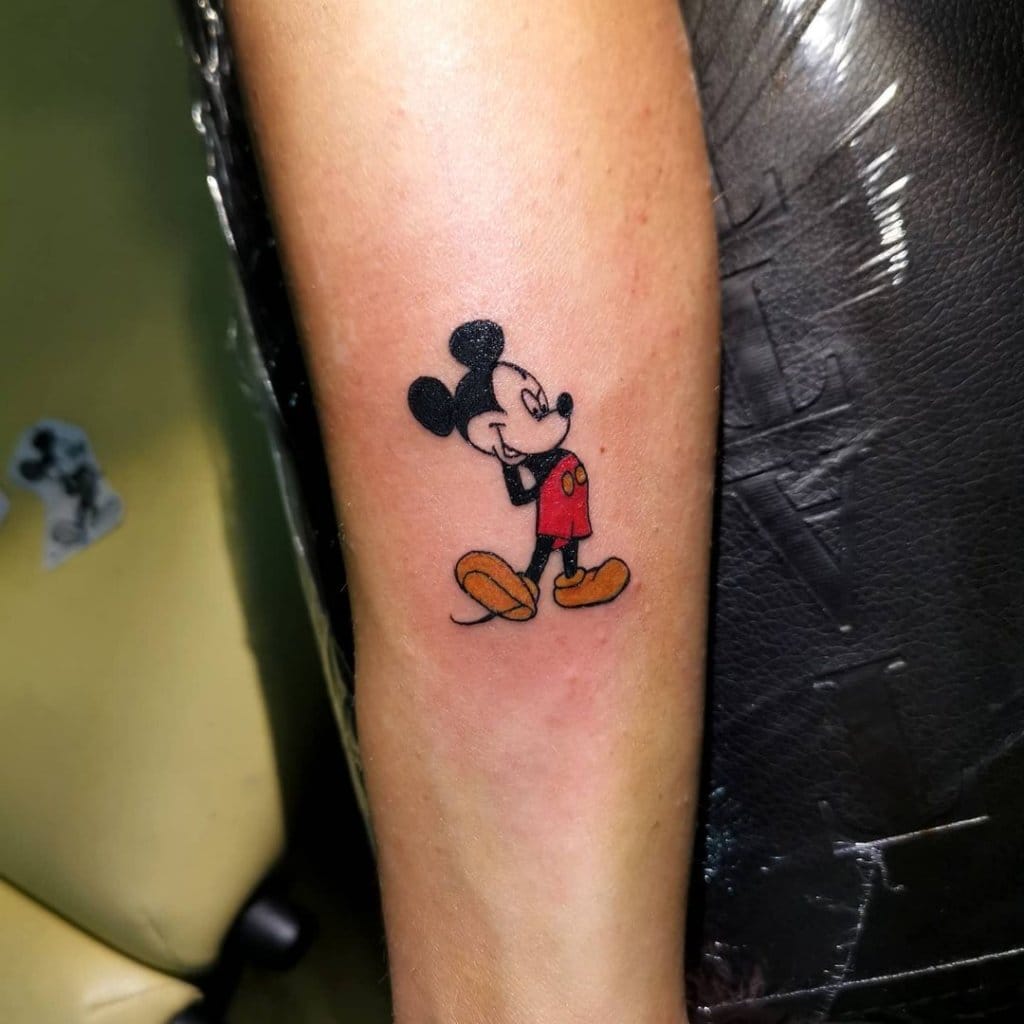 mickey mouse tattoo