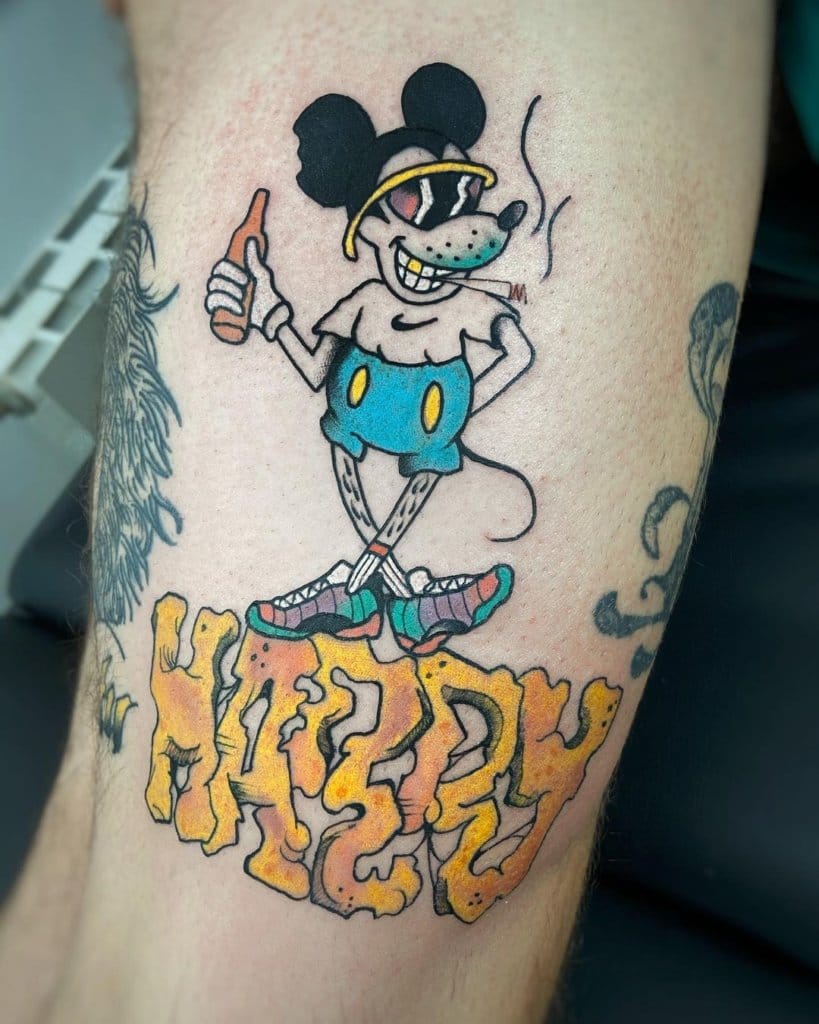 mickey mouse tattoo