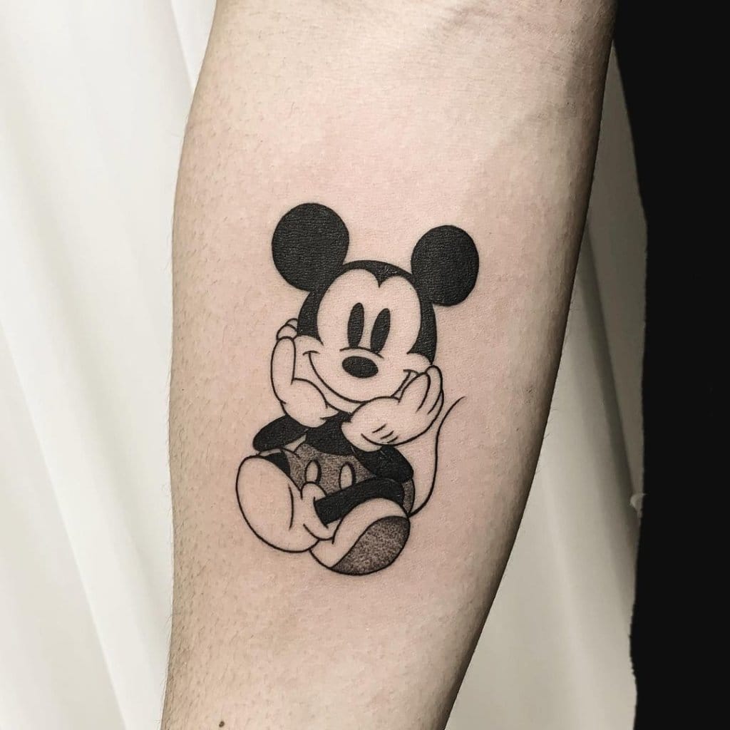 mickey mouse tattoo