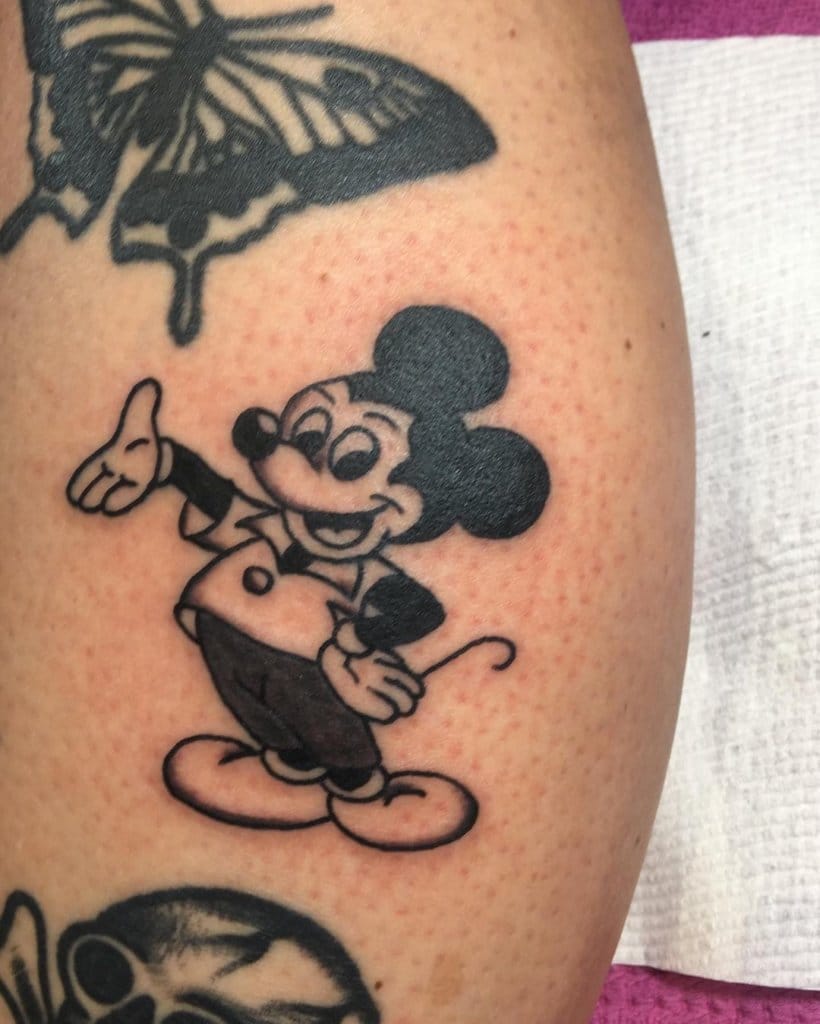 mickey mouse tattoo