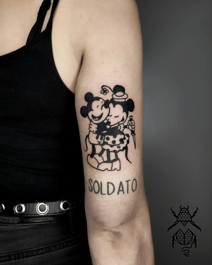 mickey mouse tattoo