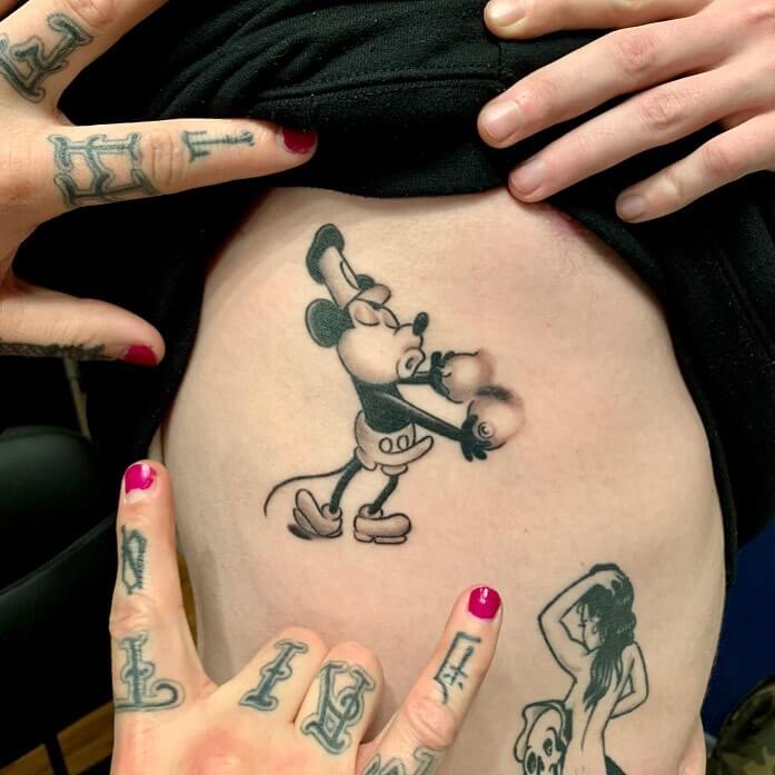 mickey mouse tattoo