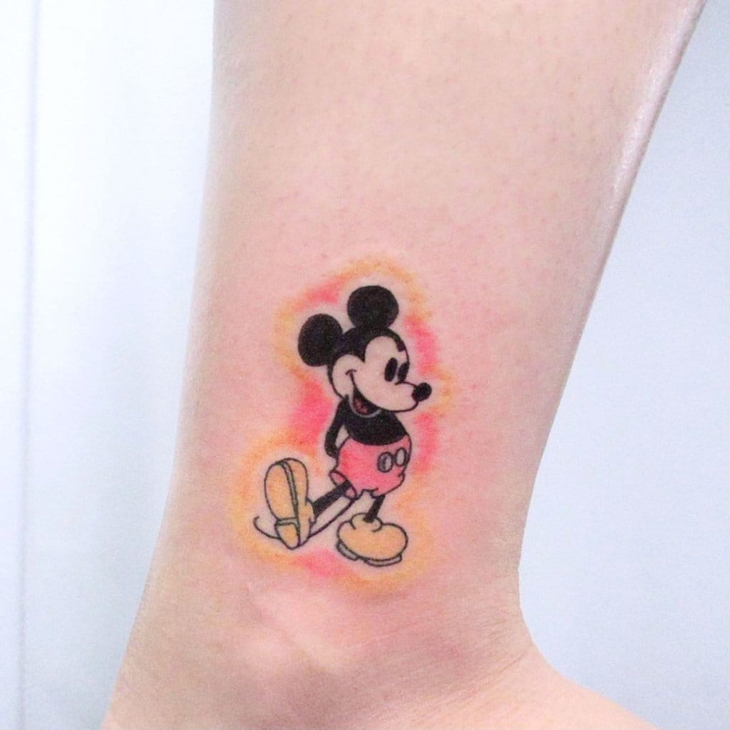 mickey mouse tattoo