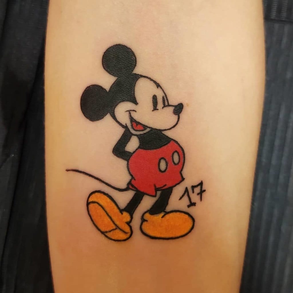 mickey mouse tattoo