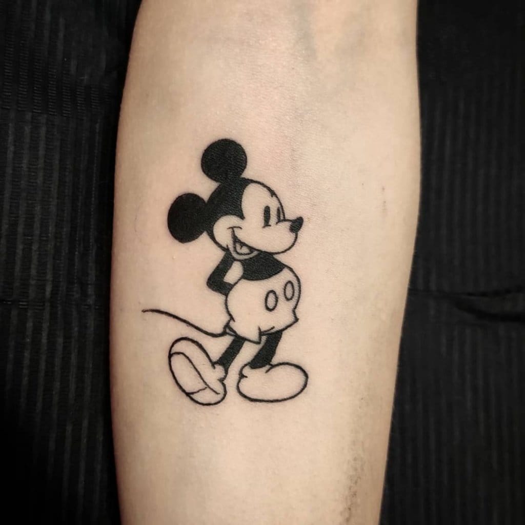 mickey mouse tattoo