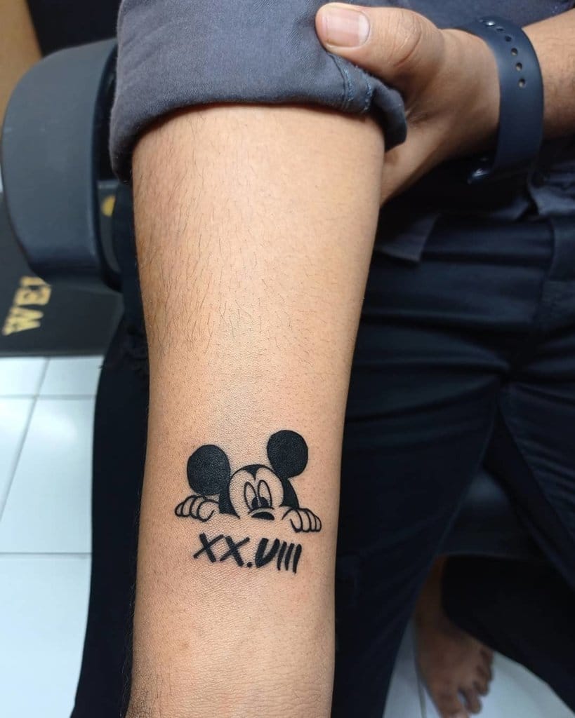 mickey mouse tattoo