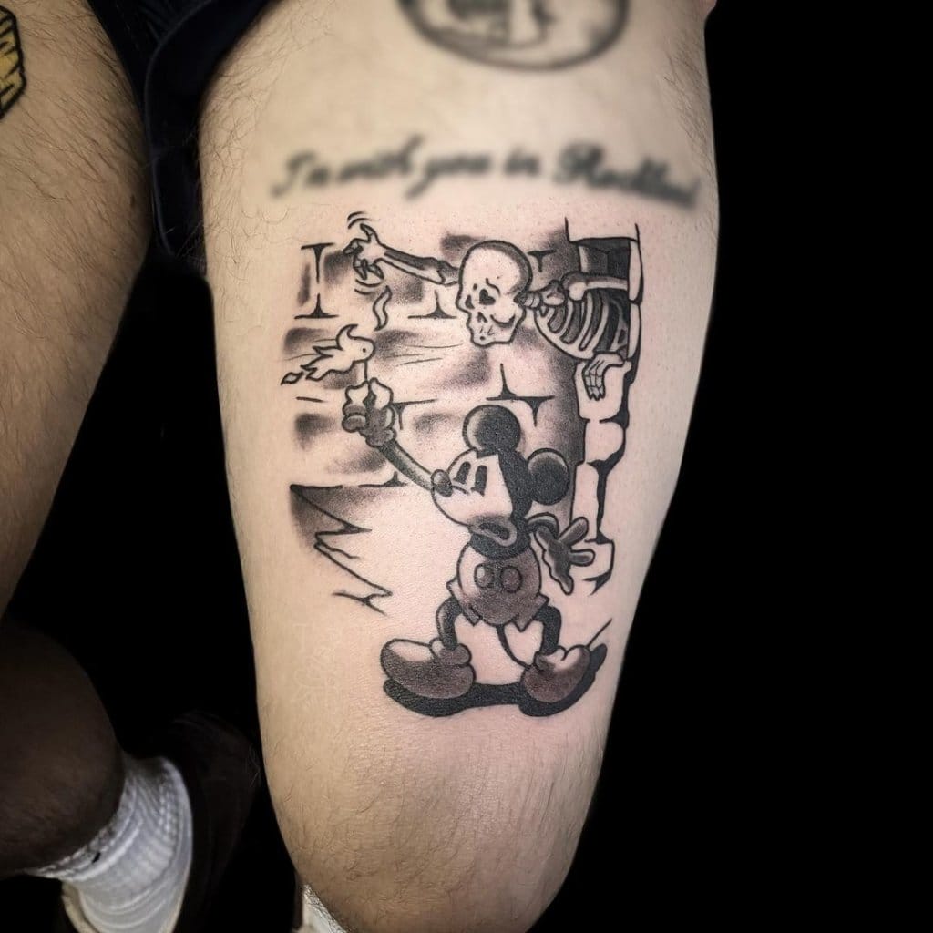 mickey mouse tattoo