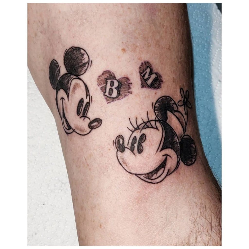 mickey mouse tattoo