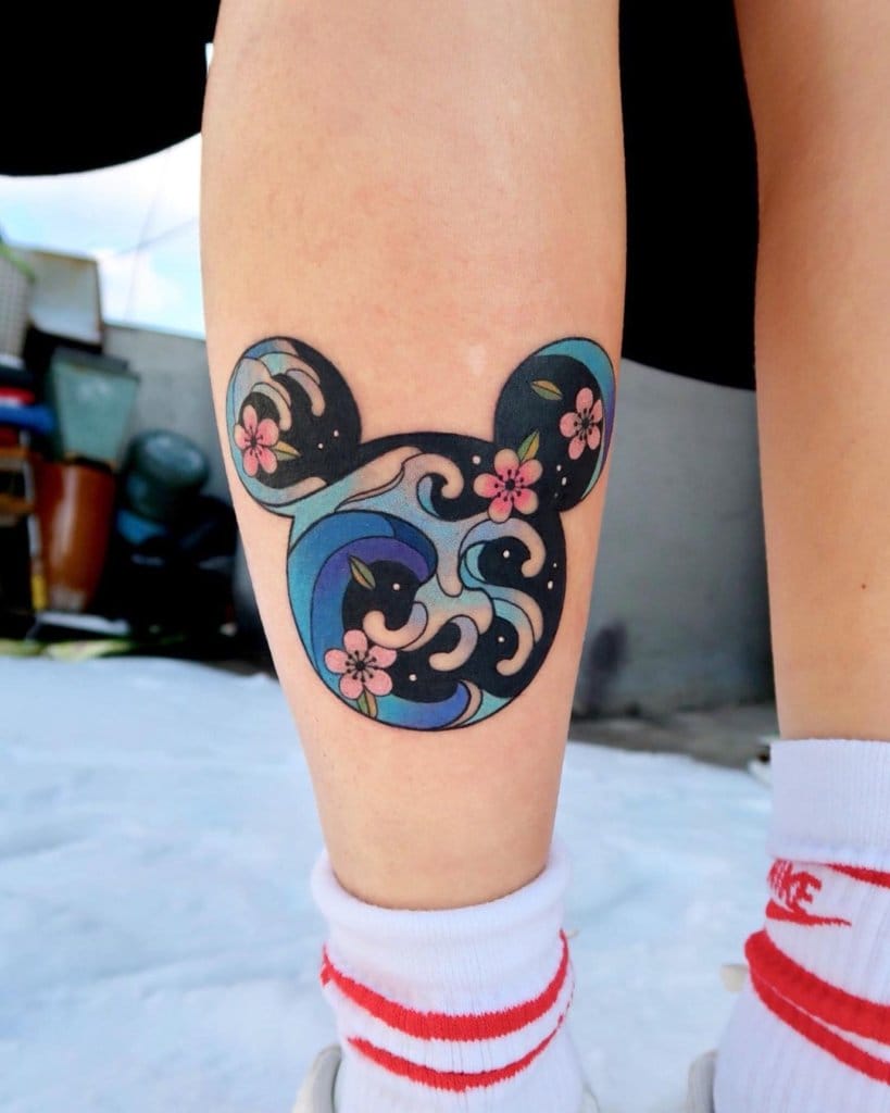 mickey mouse tattoo