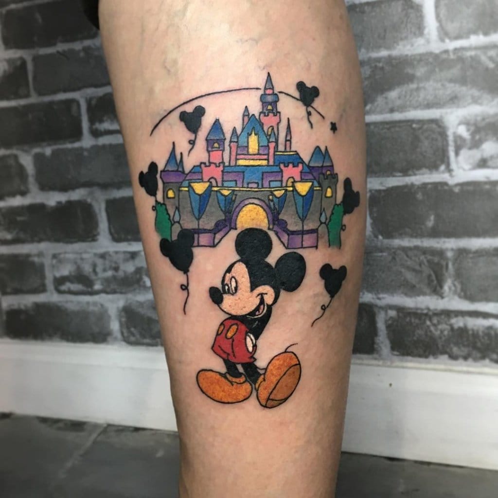 mickey mouse tattoo