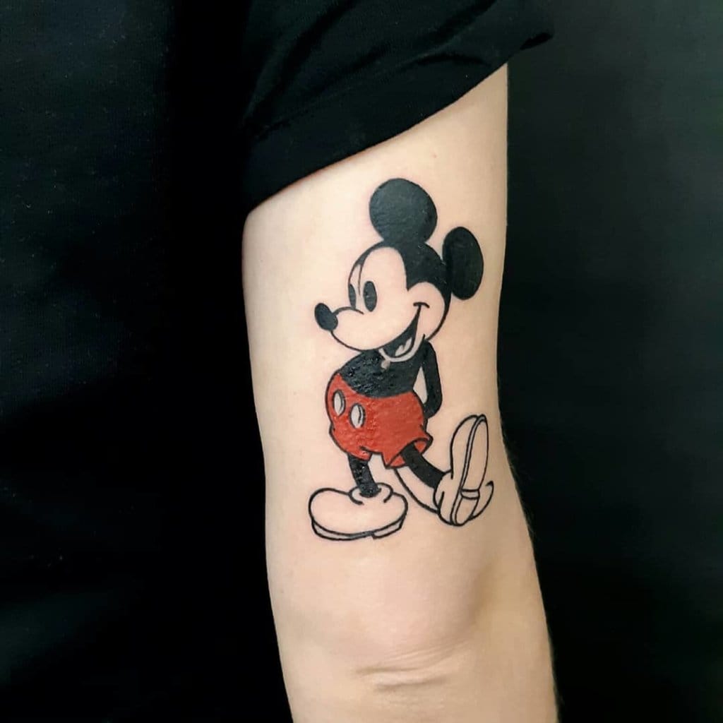 mickey mouse tattoo