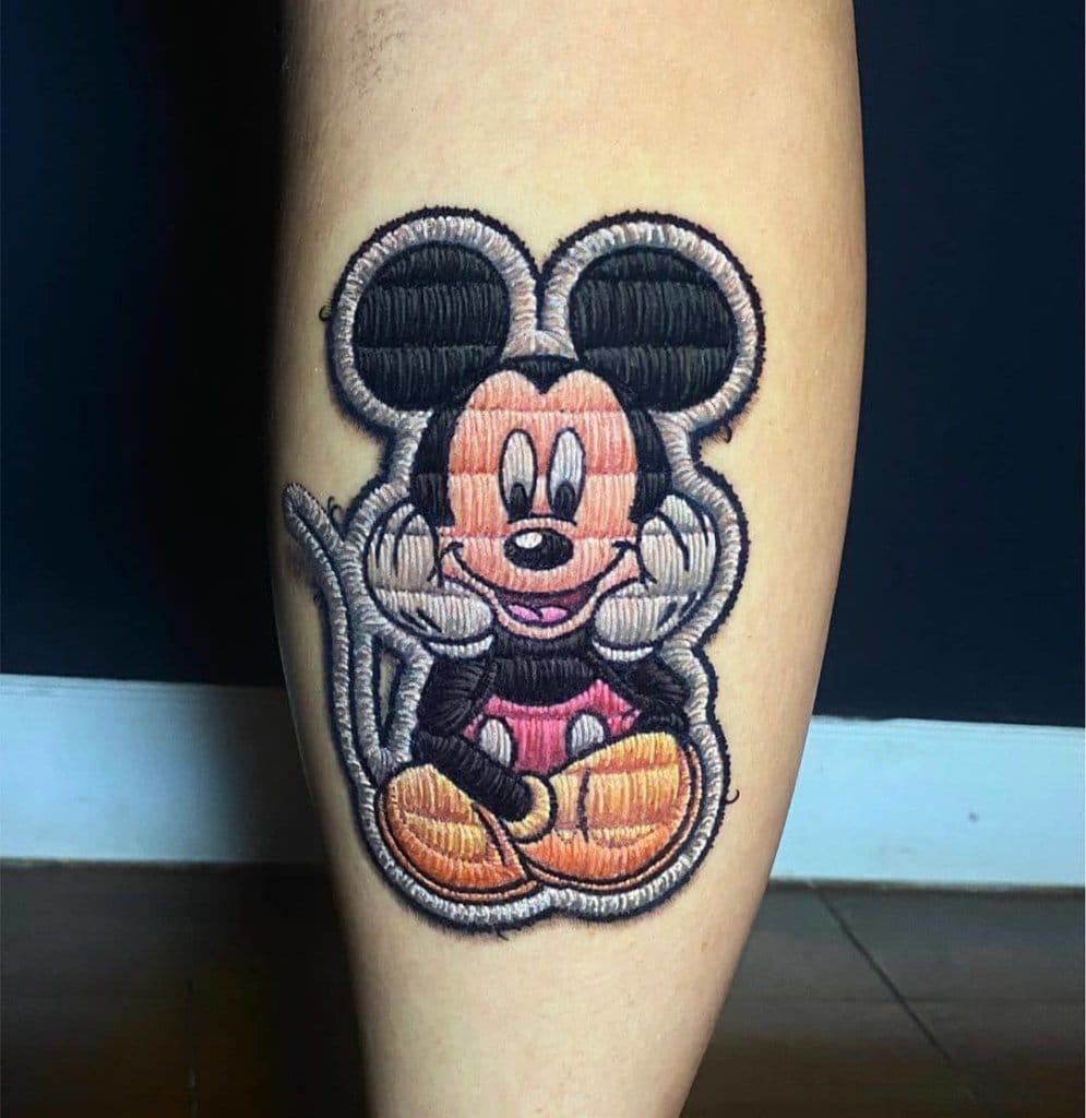 mickey mouse tattoo