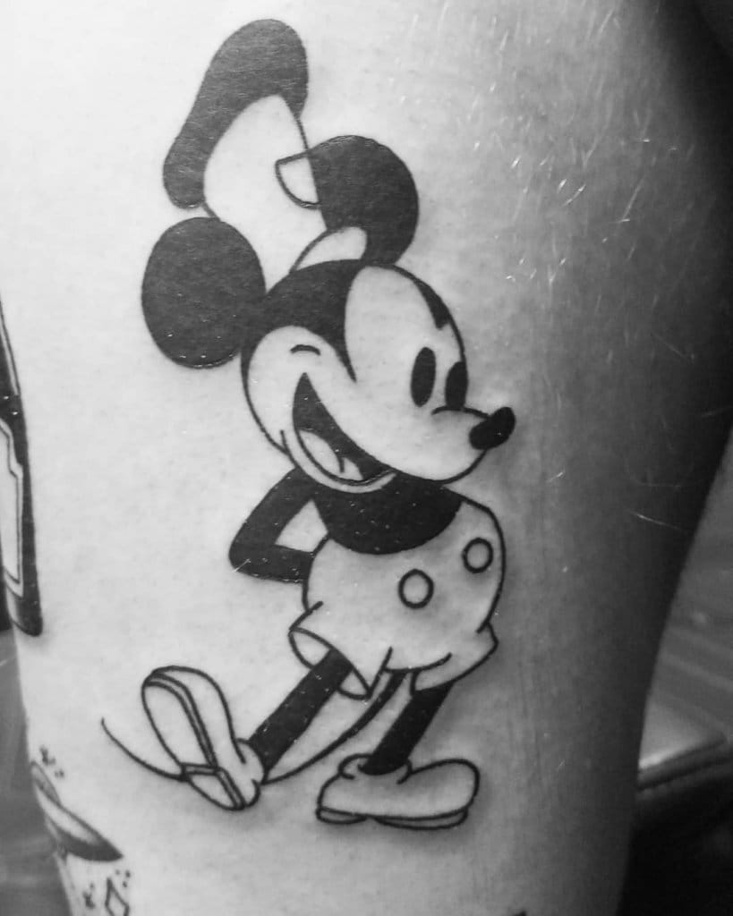 mickey mouse tattoo