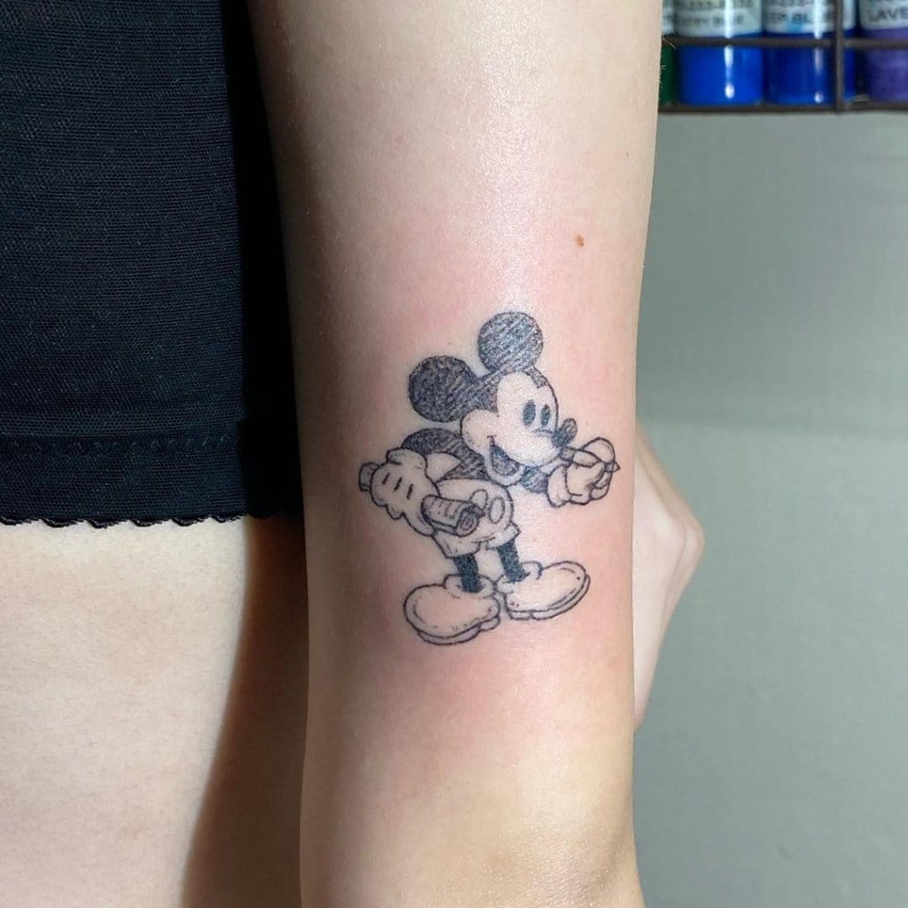 mickey mouse tattoo