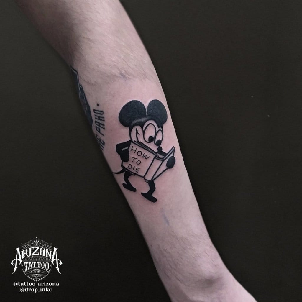 mickey mouse tattoo