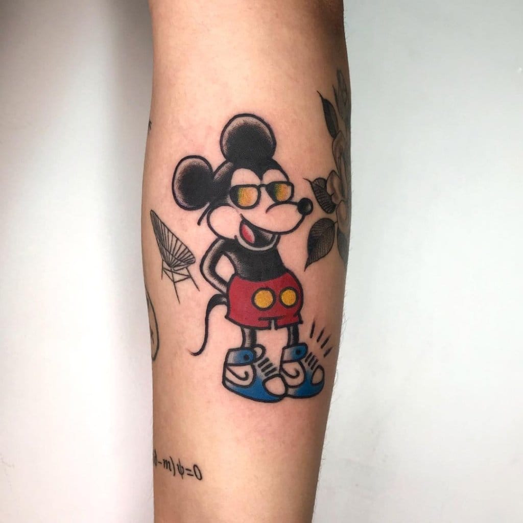 mickey mouse tattoo