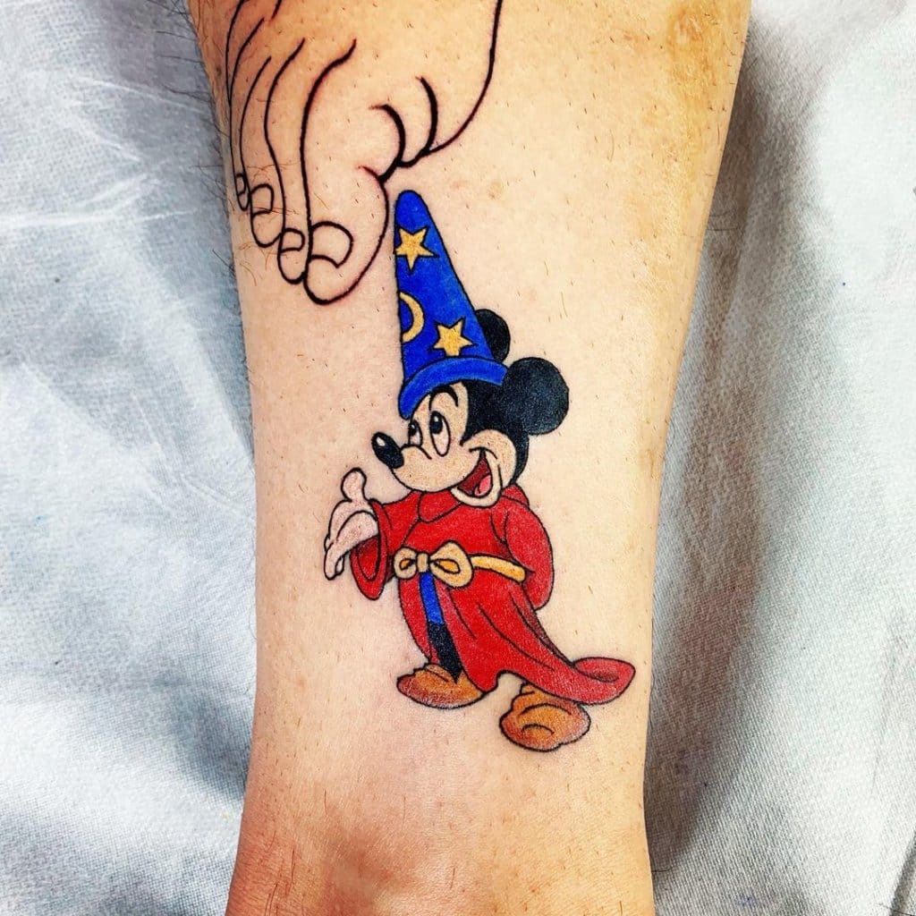 mickey mouse tattoo