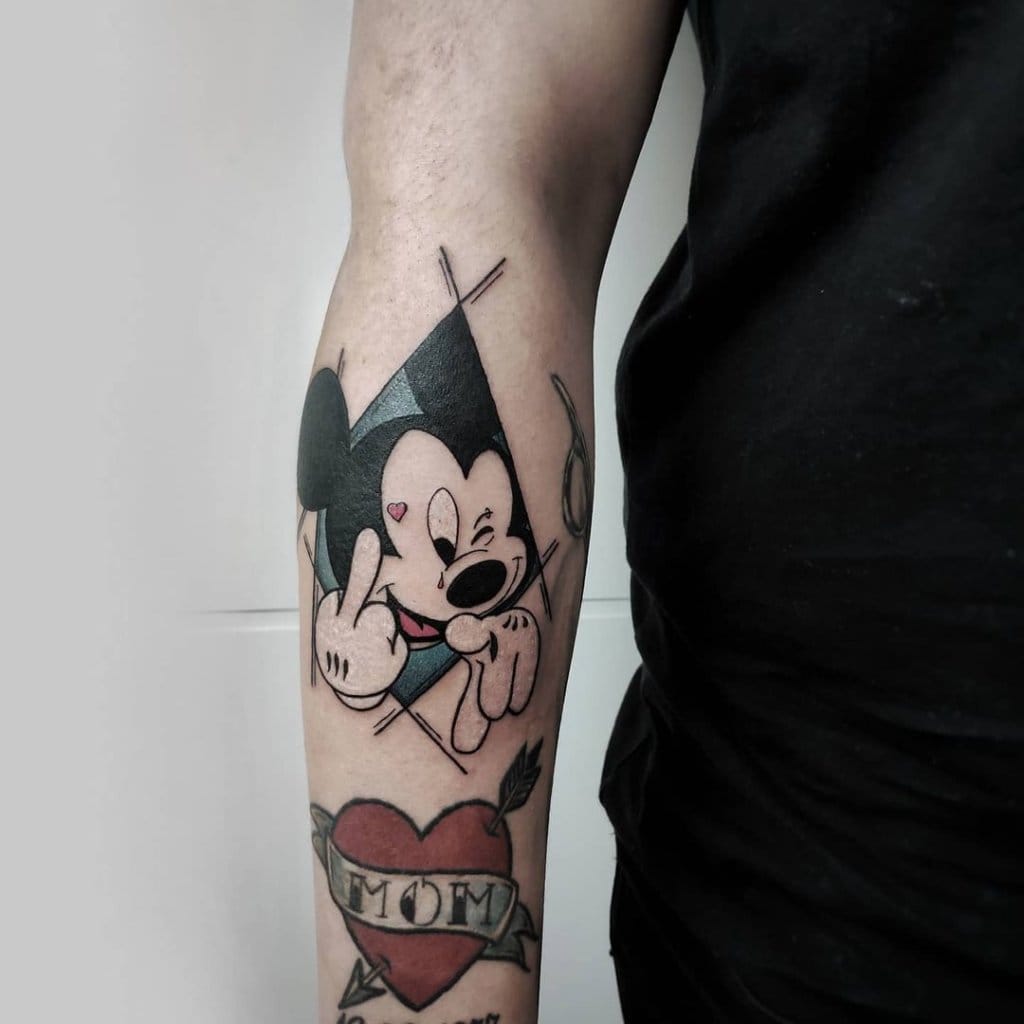 mickey mouse tattoo