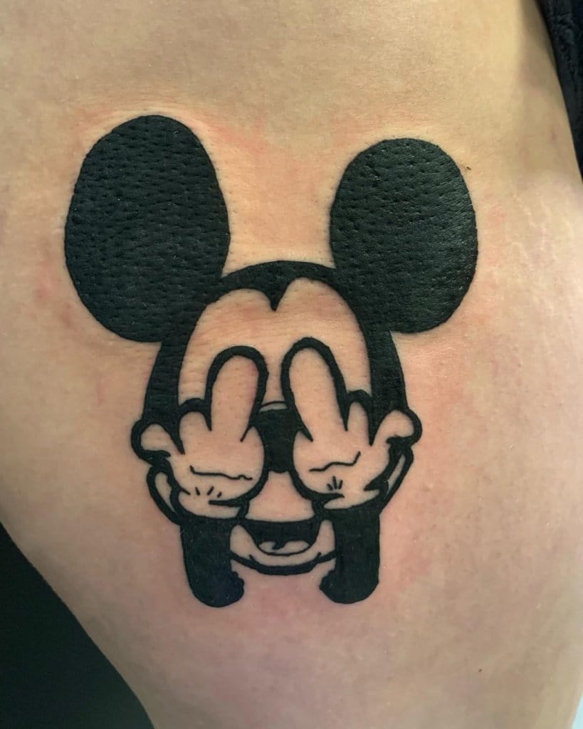 mickey mouse tattoo