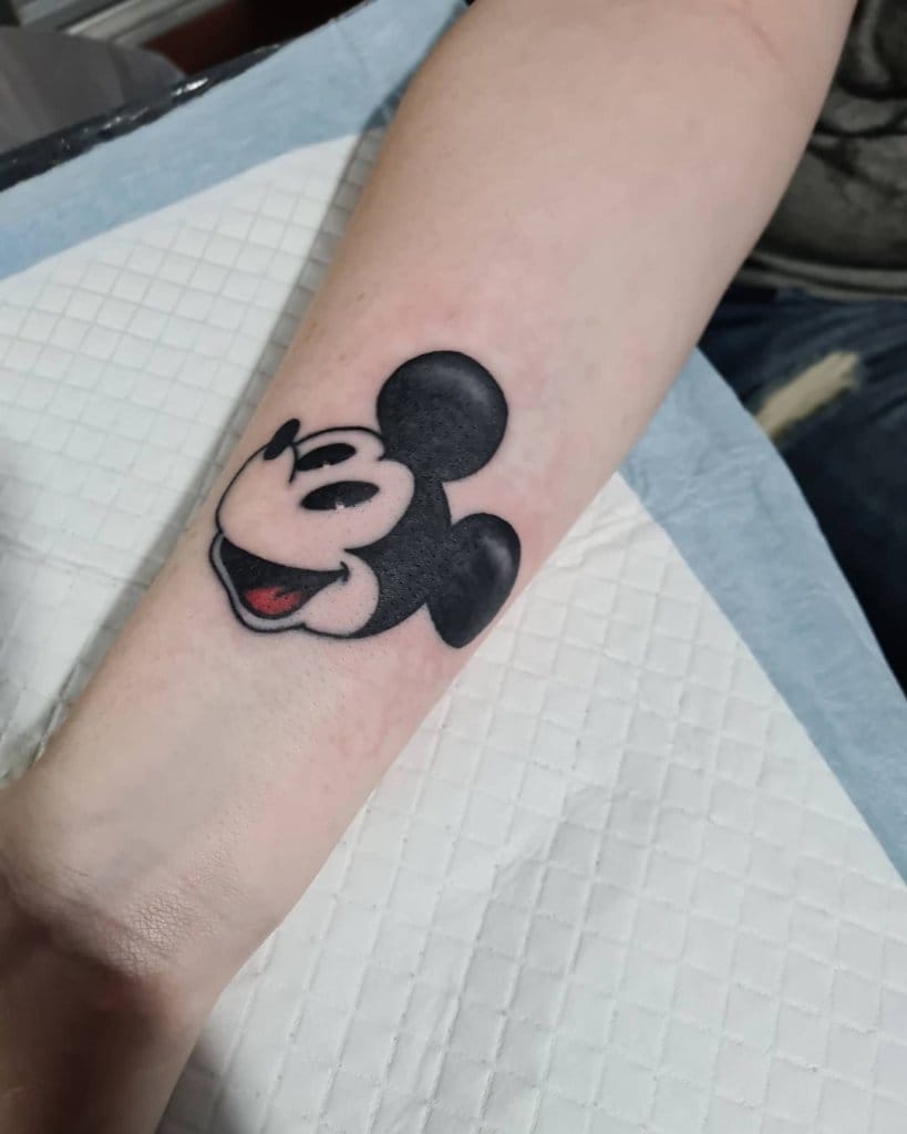 mickey mouse tattoo