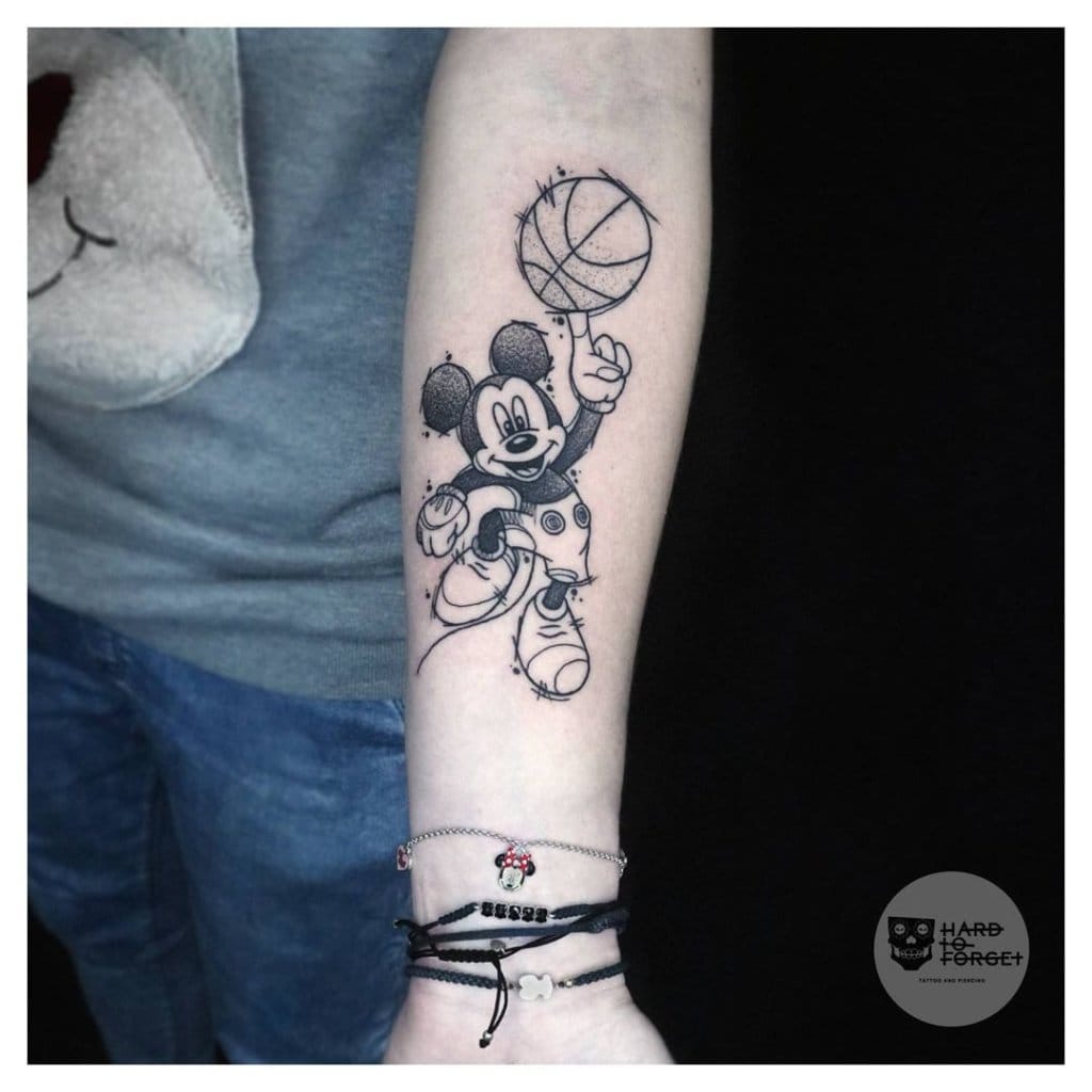 mickey mouse tattoo