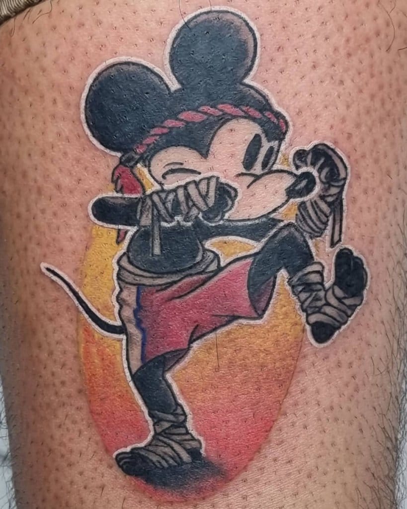 mickey mouse tattoo