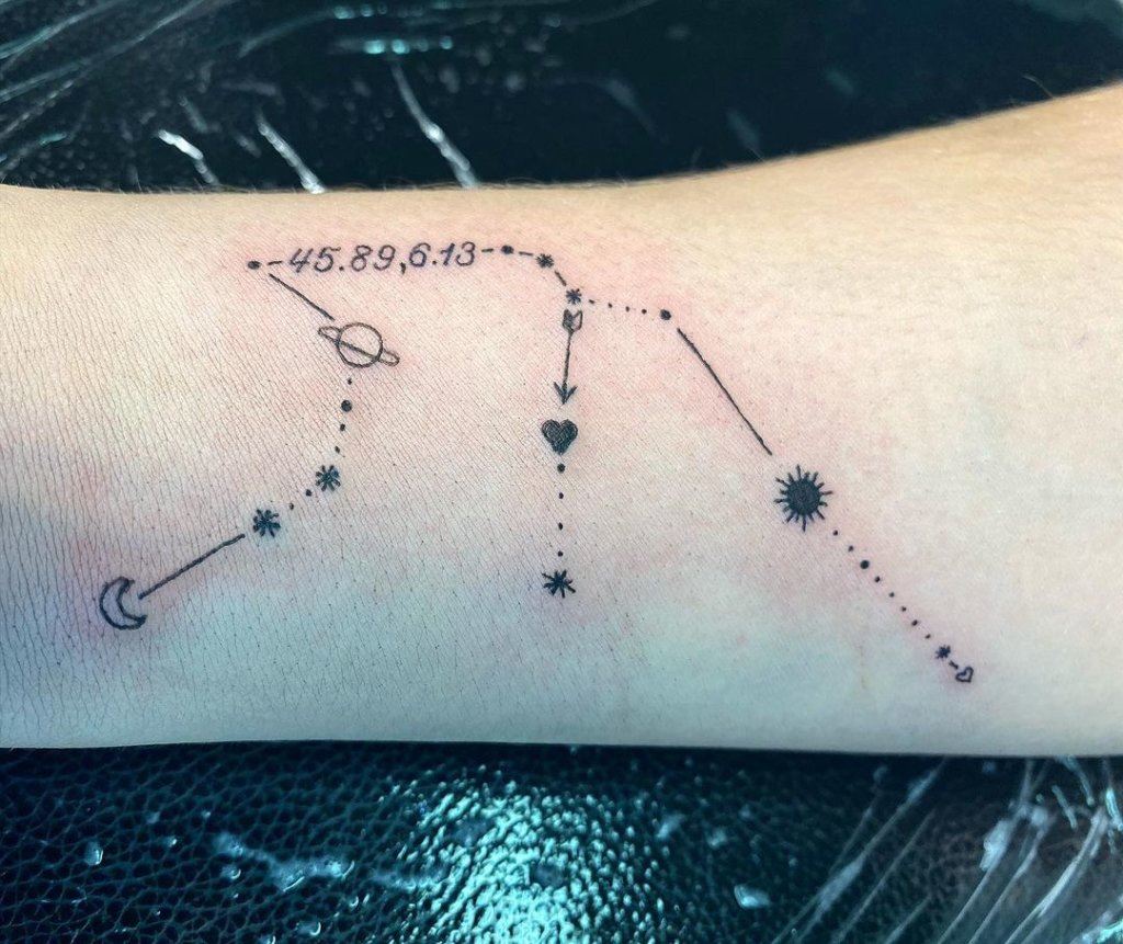 constellation tattoo