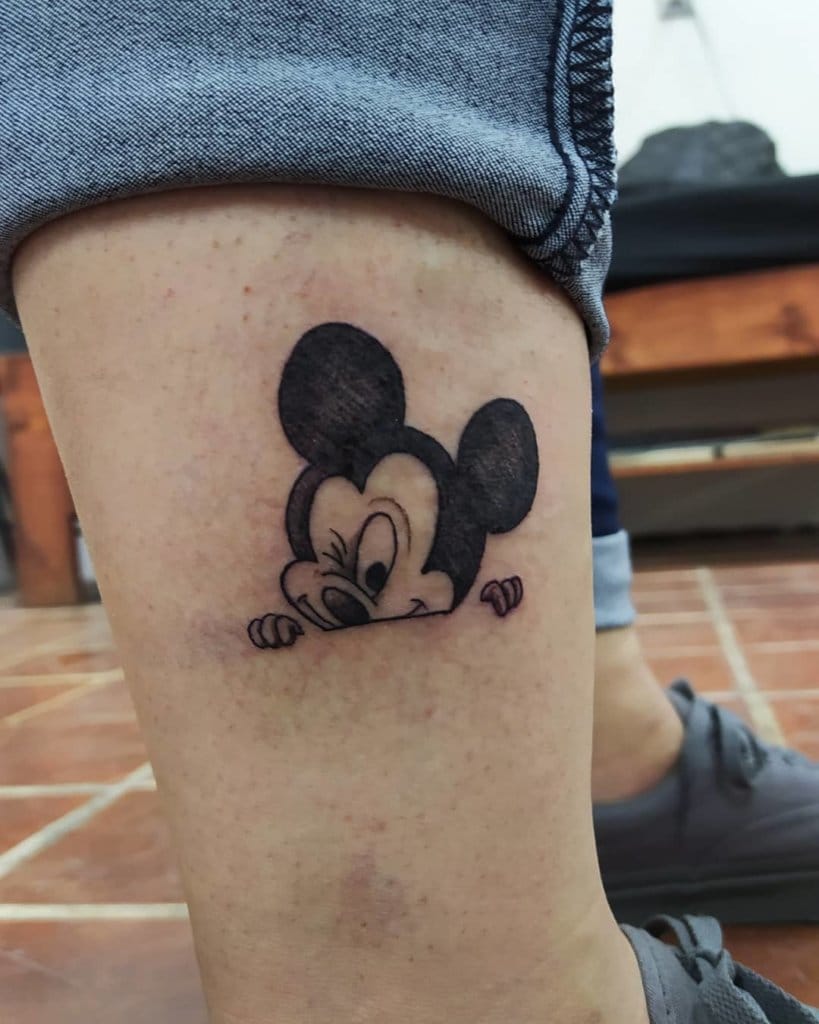 mickey mouse tattoo