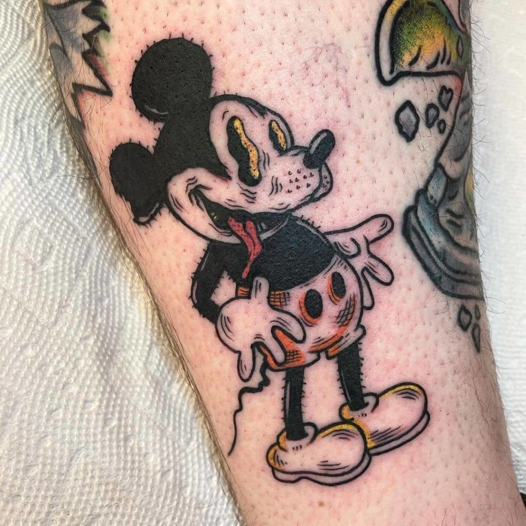 mickey mouse tattoo