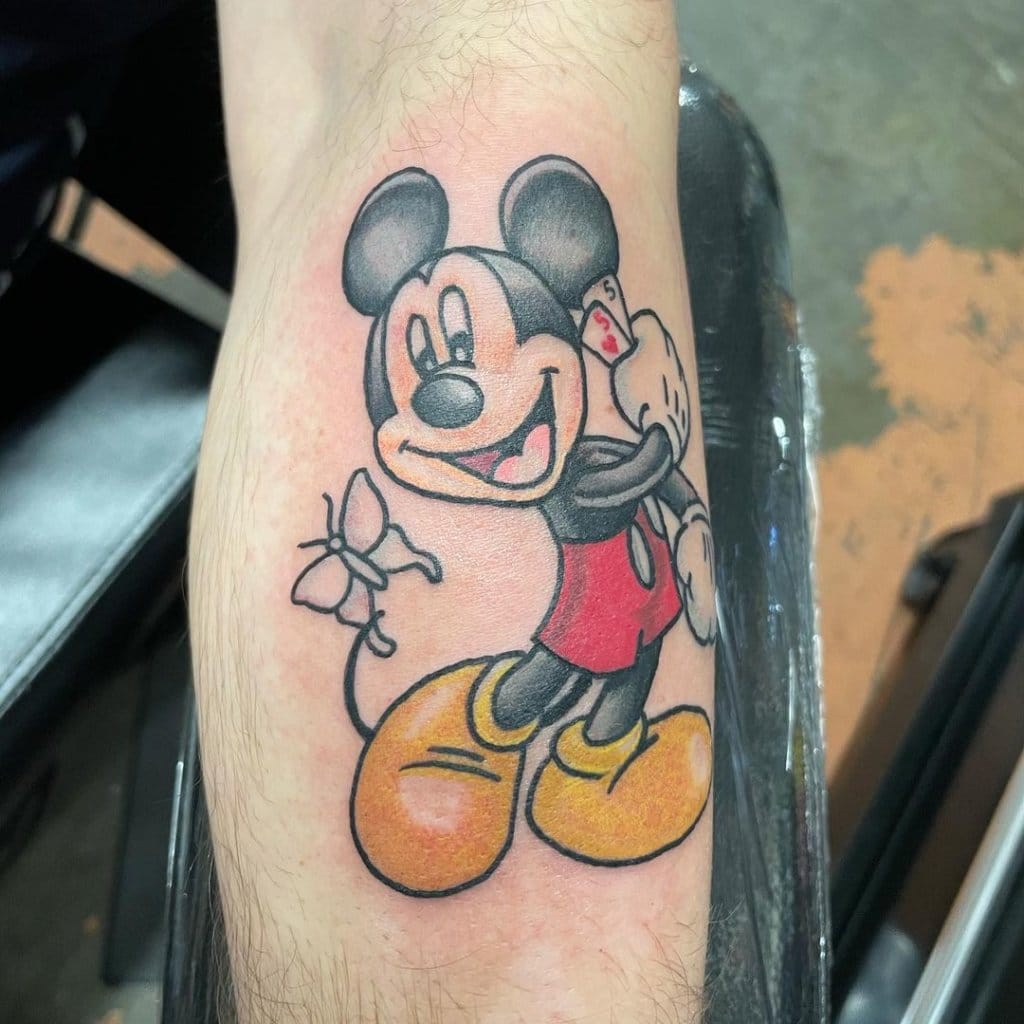 mickey mouse tattoo