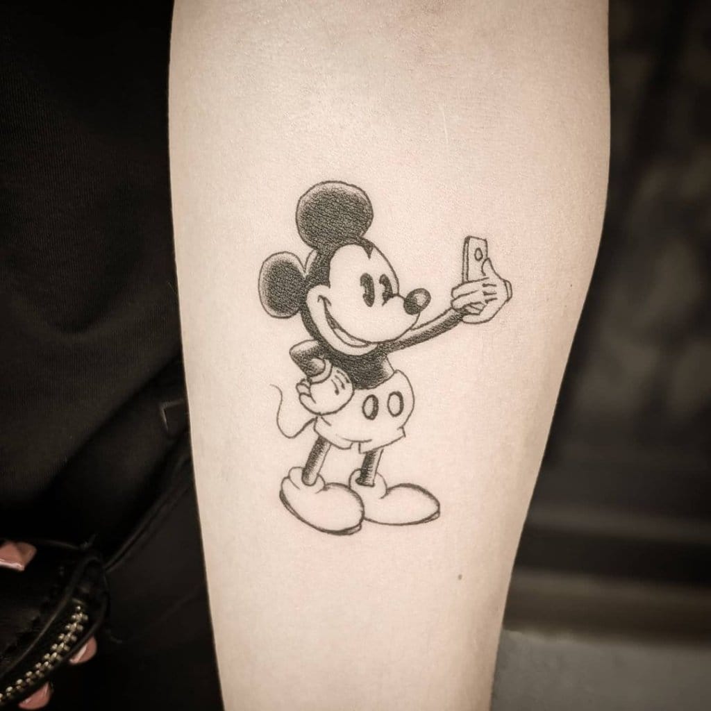 mickey mouse tattoo