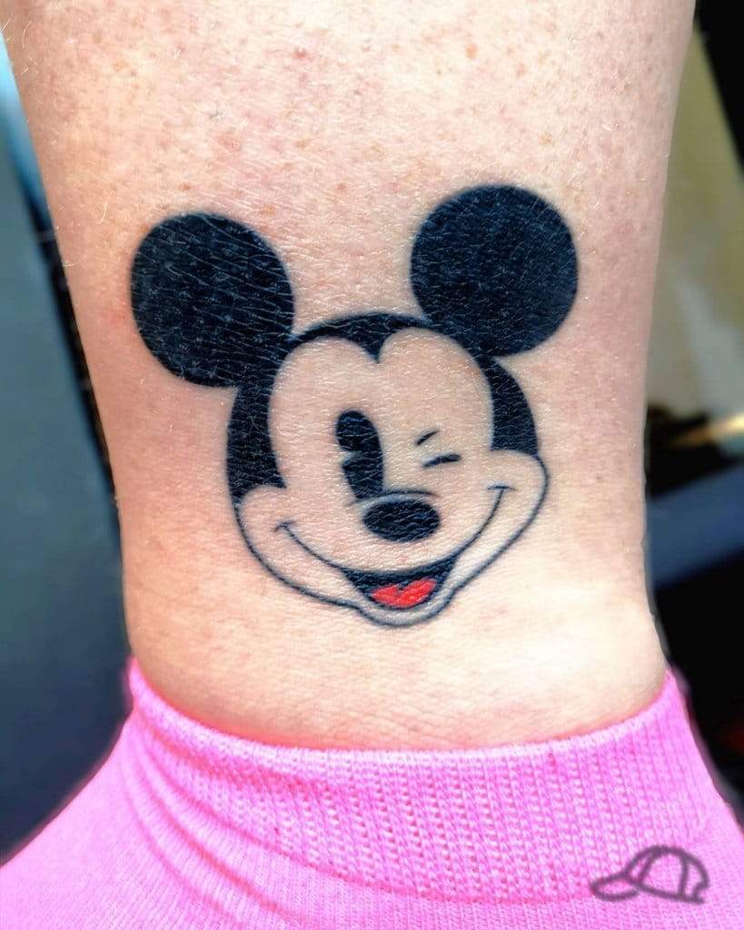 mickey mouse tattoo