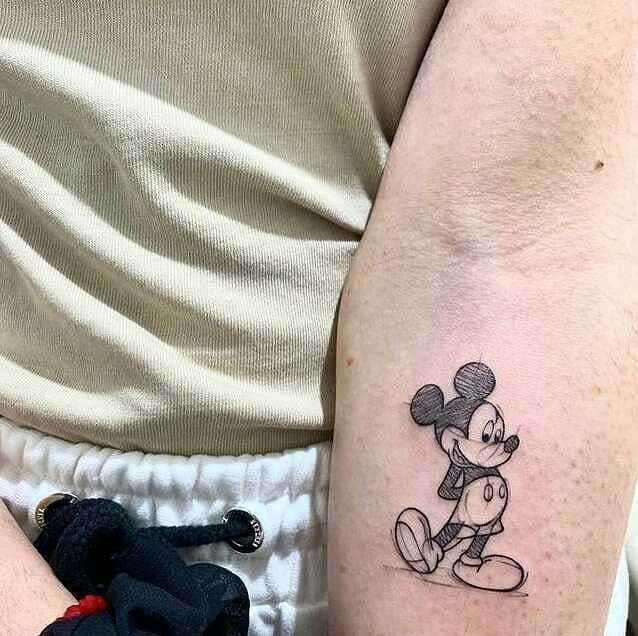 mickey mouse tattoo