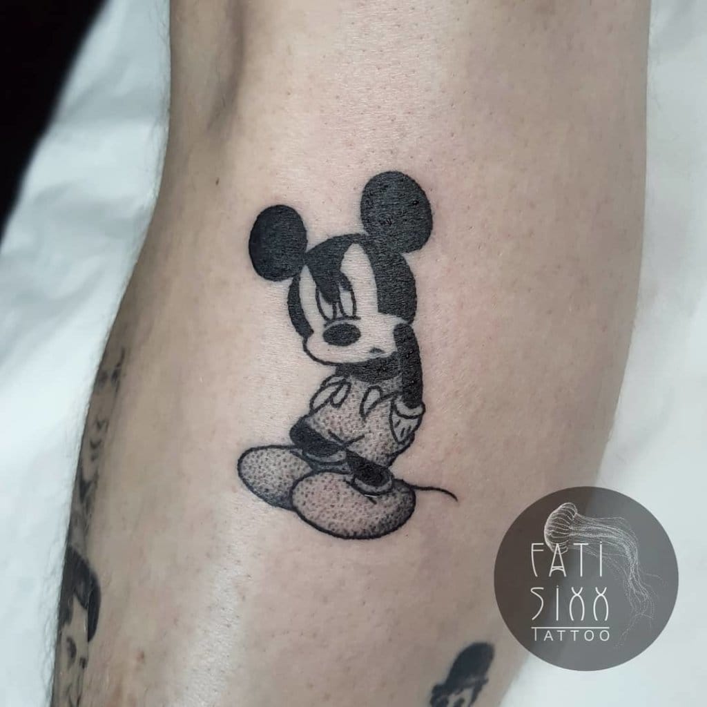 mickey mouse tattoo