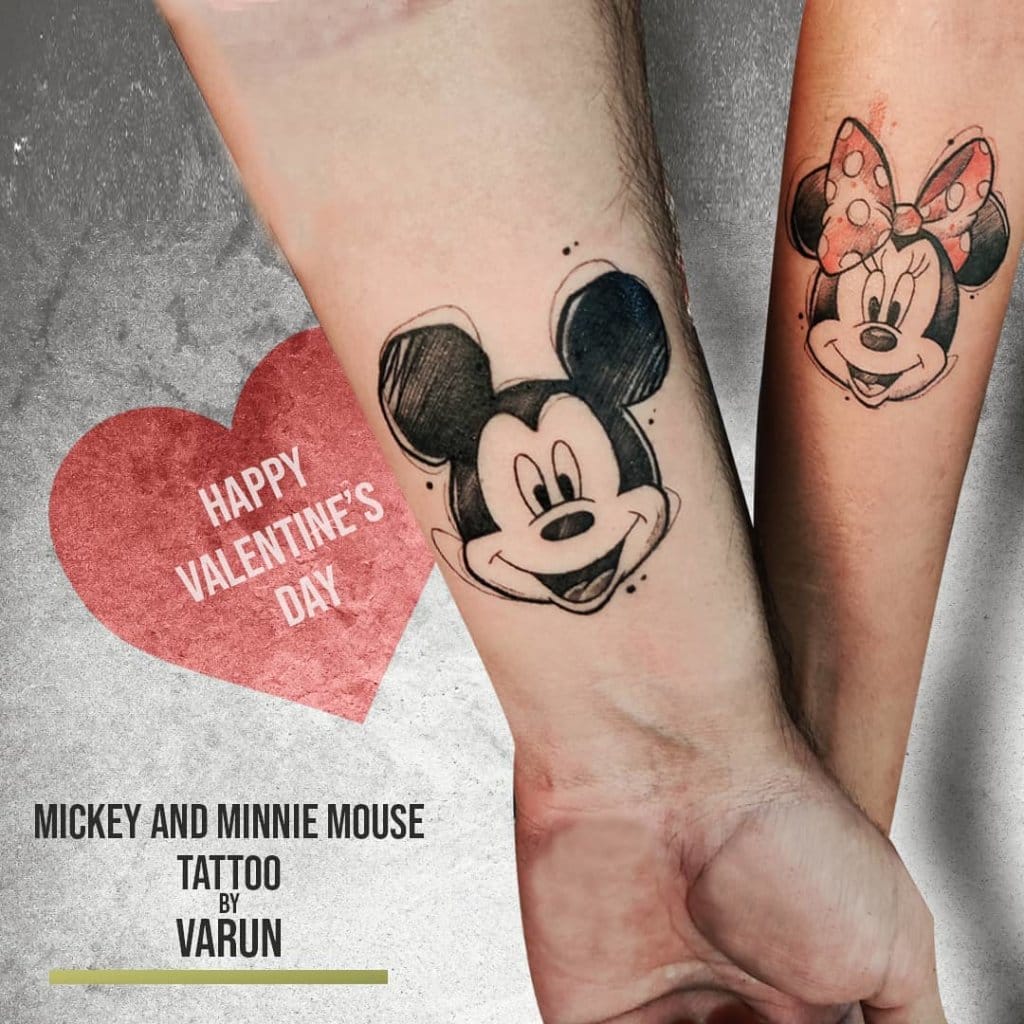 mickey mouse tattoo