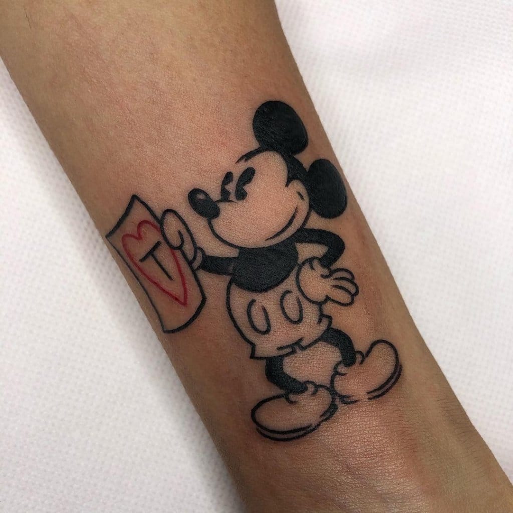 mickey mouse tattoo