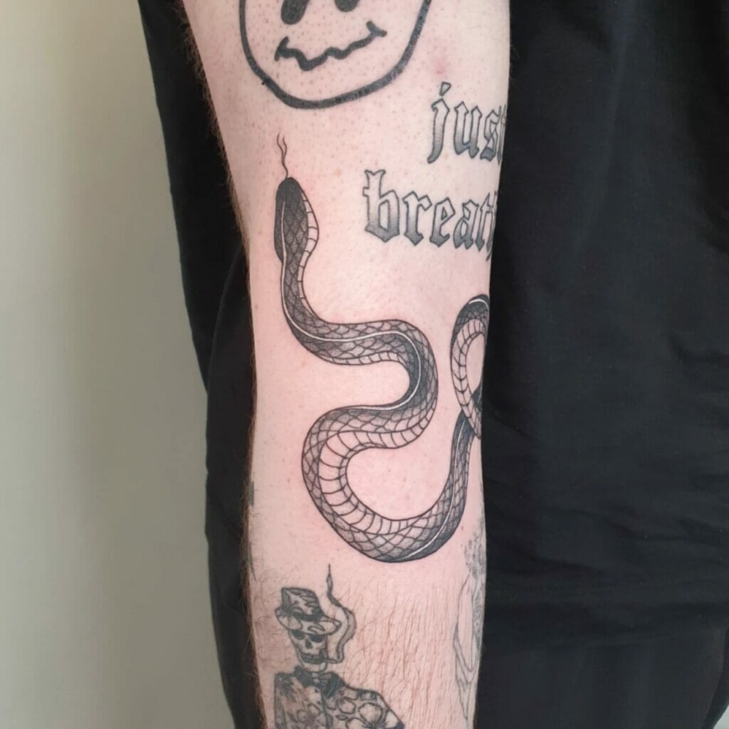 Snake Arm Tattoo