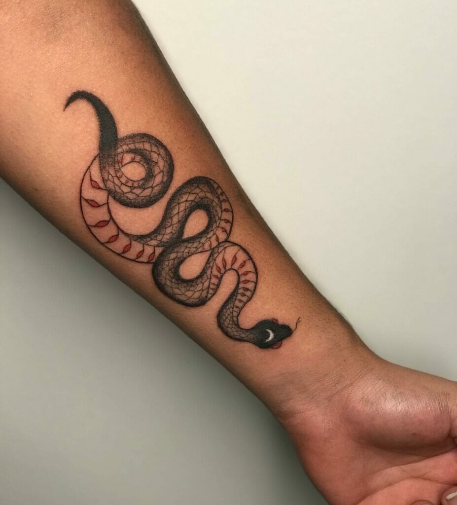 Snake Arm Tattoo