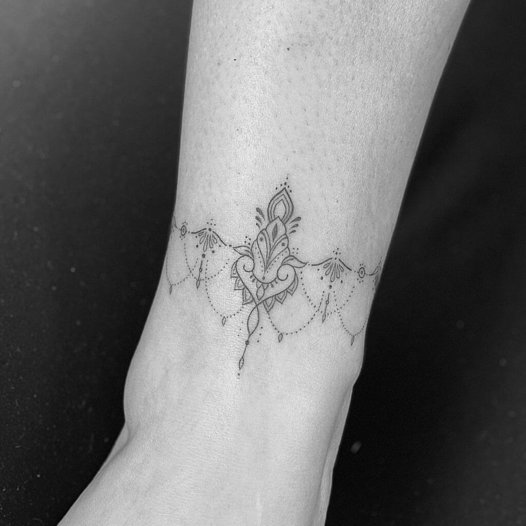 Ankle Bracelet Tattoo