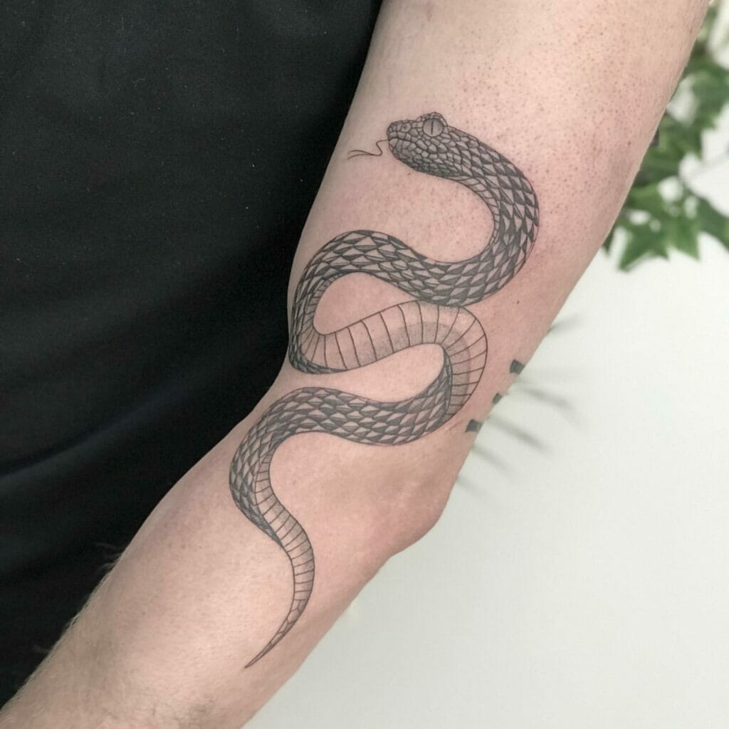 Snake Arm Tattoo